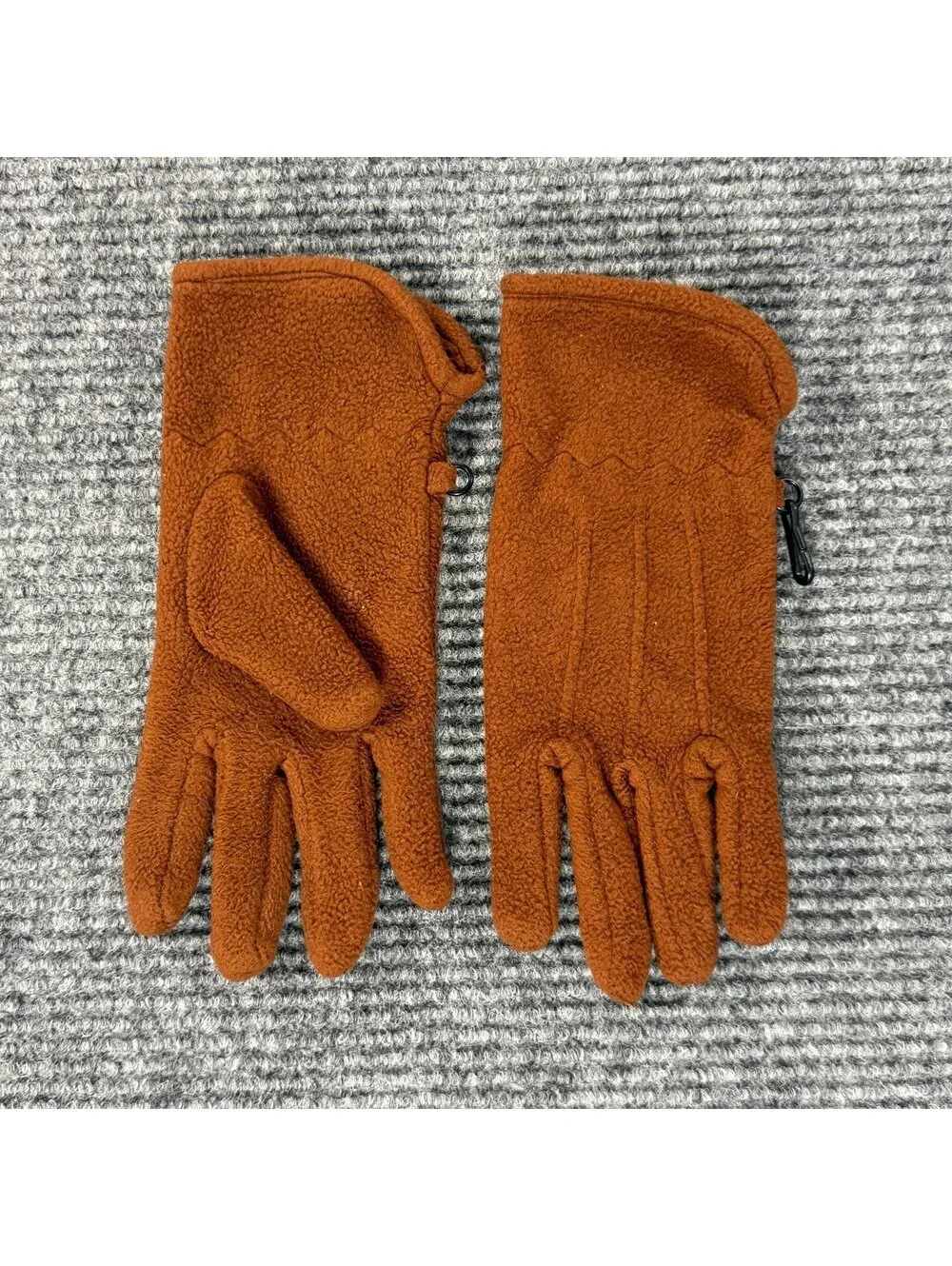 Women’s Brown Fleece Gloves One Size